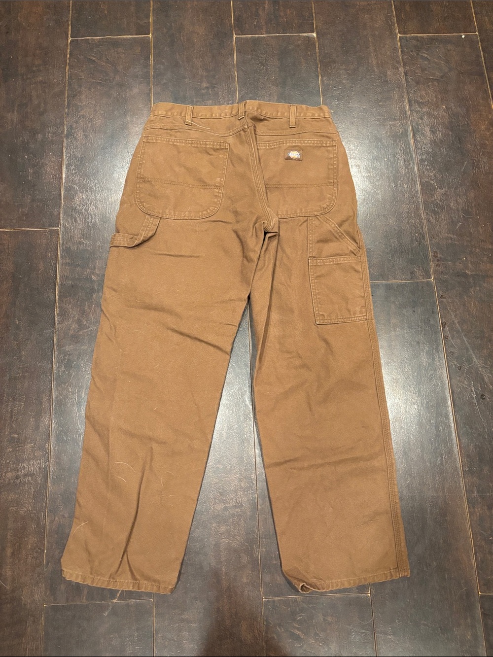 Dickies Brown Cargo Work Pants - 32x30 Men's Carpenter Pants